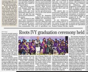 Roots IVY Bids a Graceful Farewell to F-8 Campus with a Heartfelt Graduation Ceremony