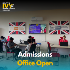 Serene Admission Office at Roots IVY Is Now Open